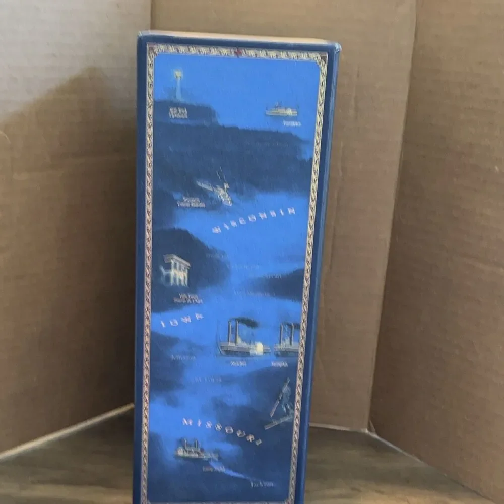Glenfiddich Age of Discovery Empty Presentation Box 19 Year Bourbon Cask Blue